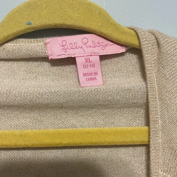 Lilly Pulitzer Girl’s Sweater XL (12-14) - Picture 2 of 3
